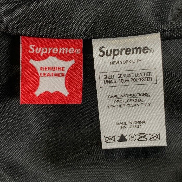 SUPREME シュプリーム 18AW Leather Anorak Jacket レザーアノラック