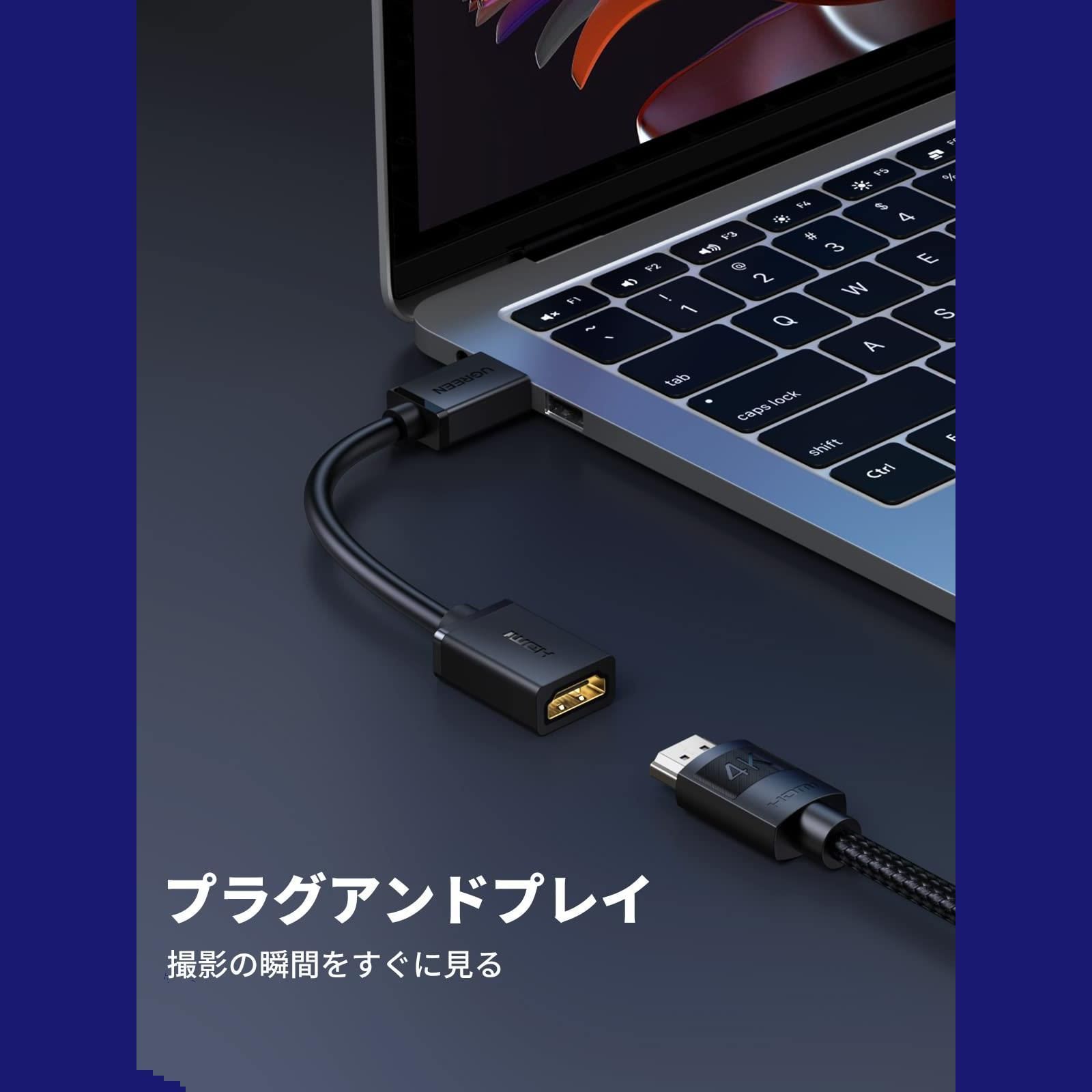 特価商品】UGREEN mini hdmi to hdmi 変換アダプター hdmi ケーブル