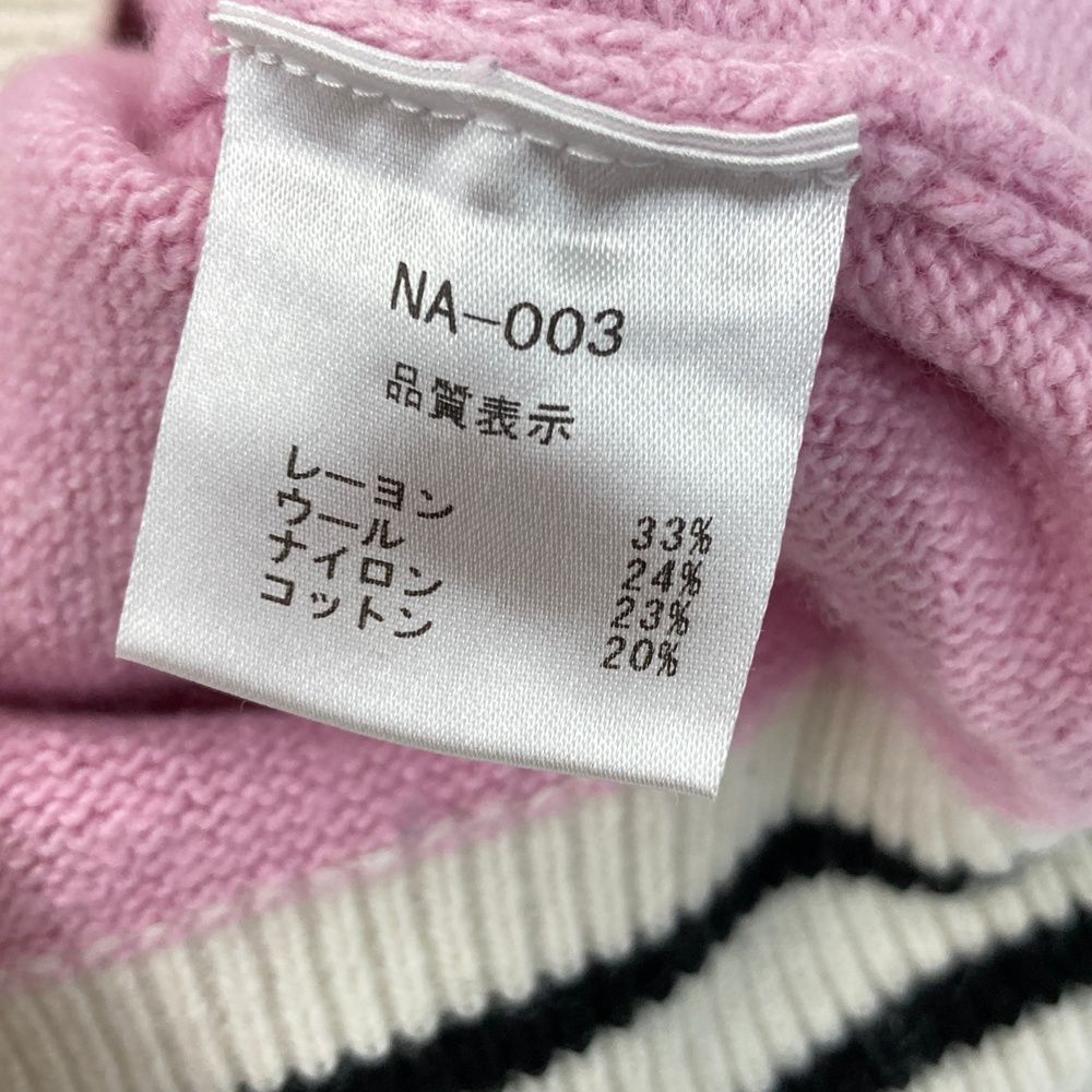 サイズ：38 ARCHIVIO アルチビオ ニットジャケット ピンク系