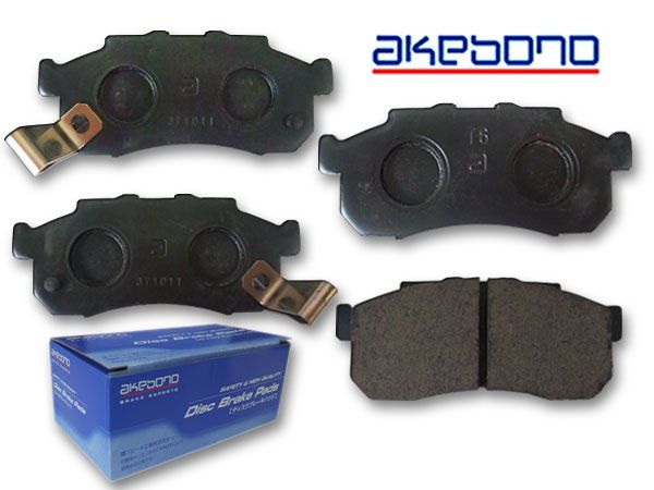 ザッツ JD1 JD2 H14/02～H19/10 フロント ブレーキパッド 前 アケボノ 国産 純正同等 AN-416WK 送料無料
