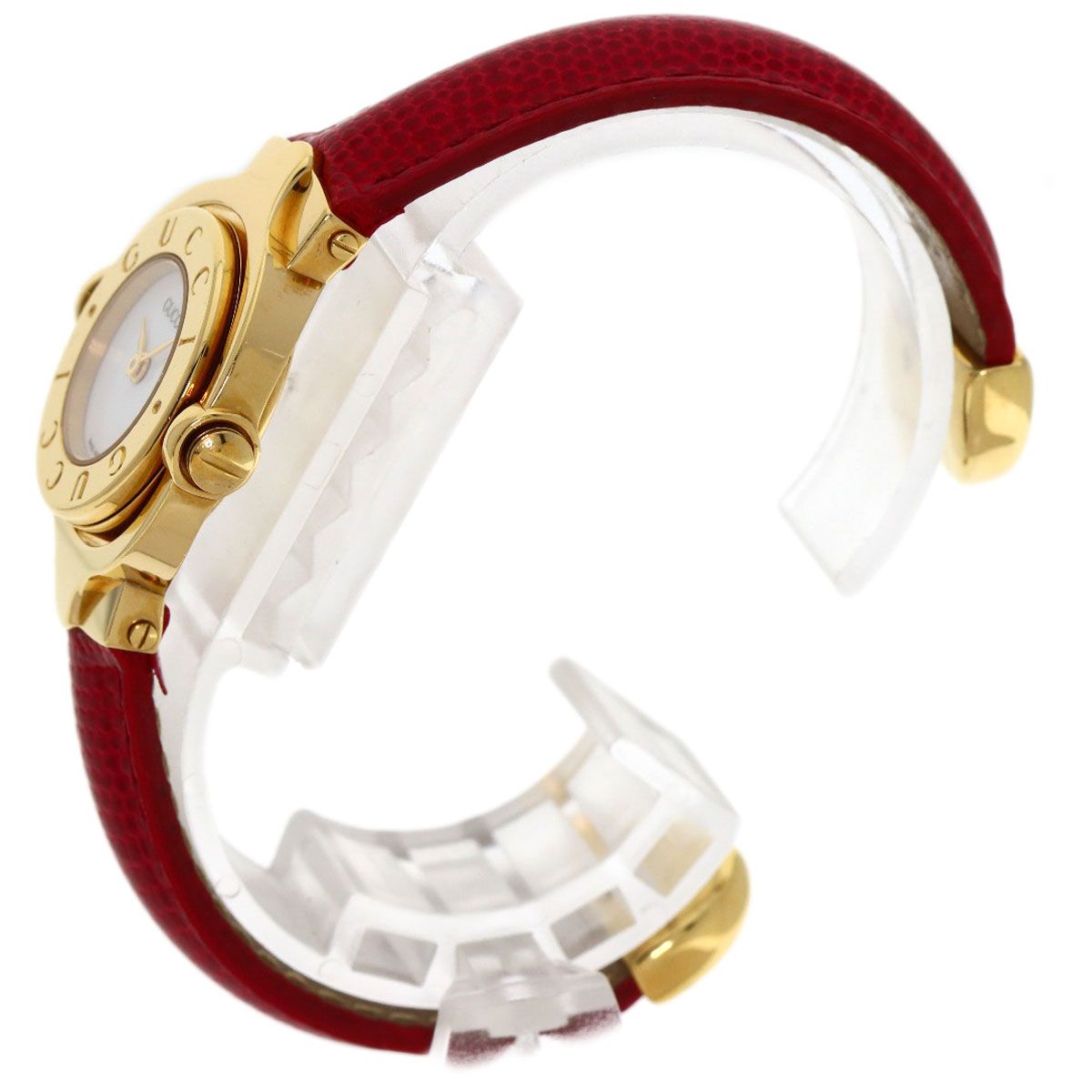 GUCCI グッチ GQ6600 リバーシブル 腕時計 GP 革 レディース