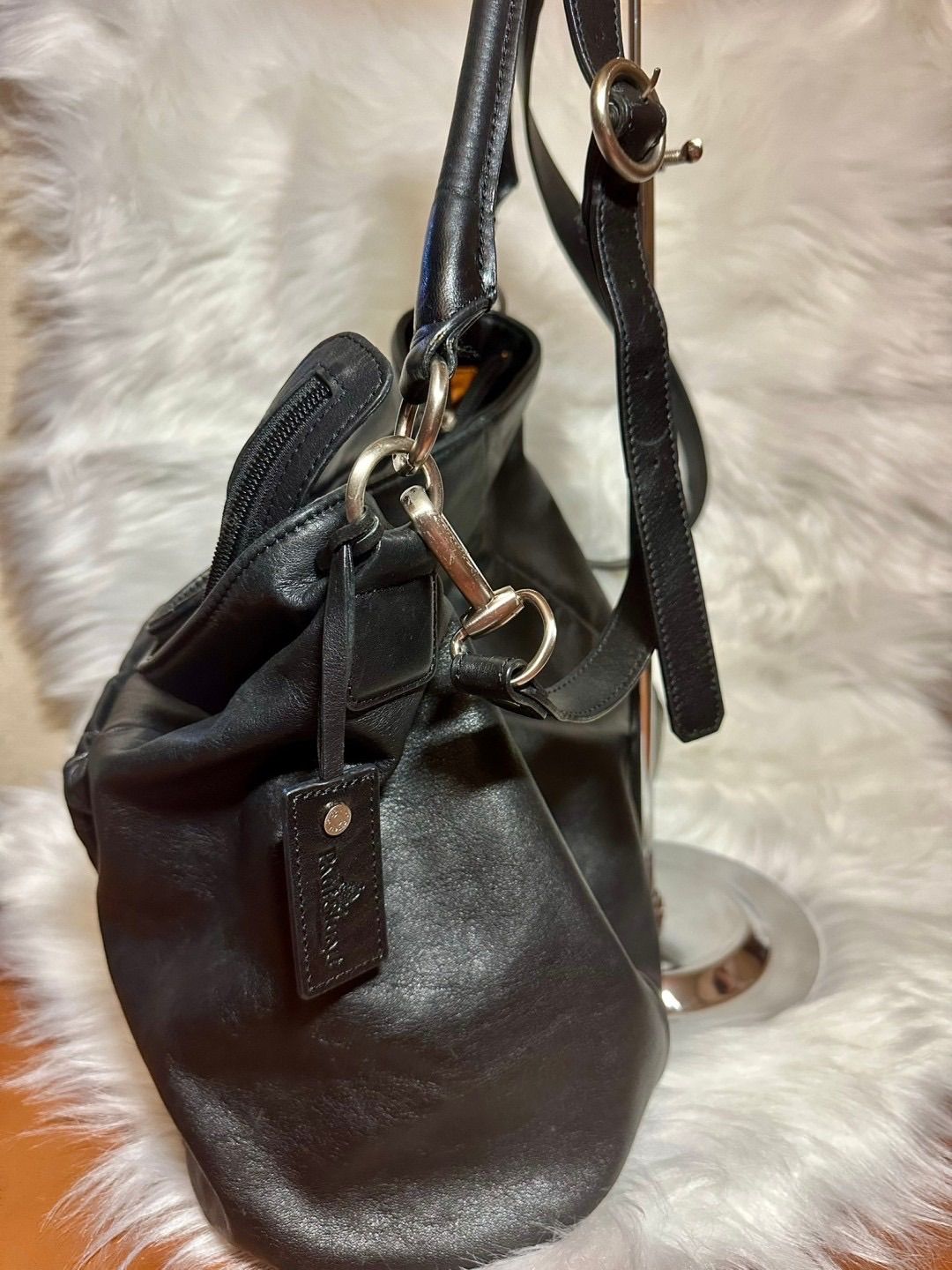 ポールスチュアート 2way ショルダーバッグ レザー 黒 - メルカリ