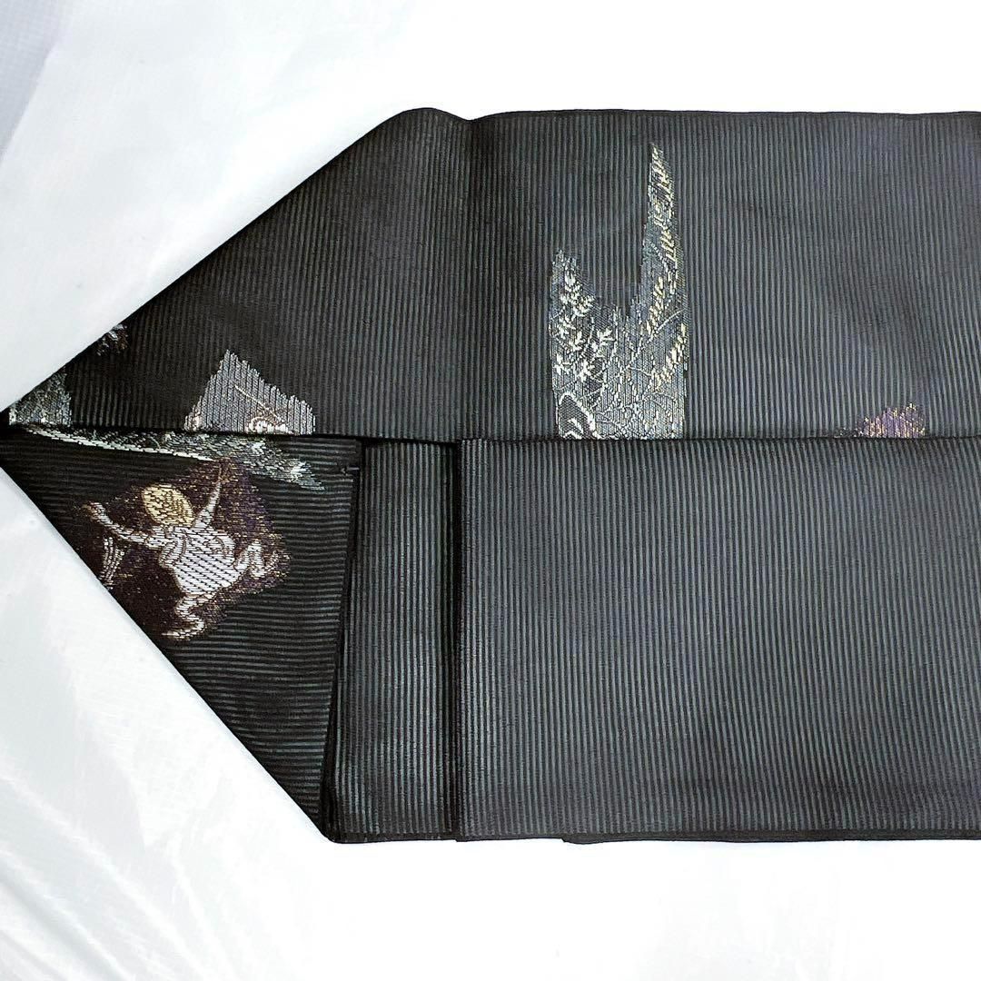 新品未着用 鳥獣戯画模様夏用名古屋帯 お仕立てあがり 着物 絽 - メルカリ