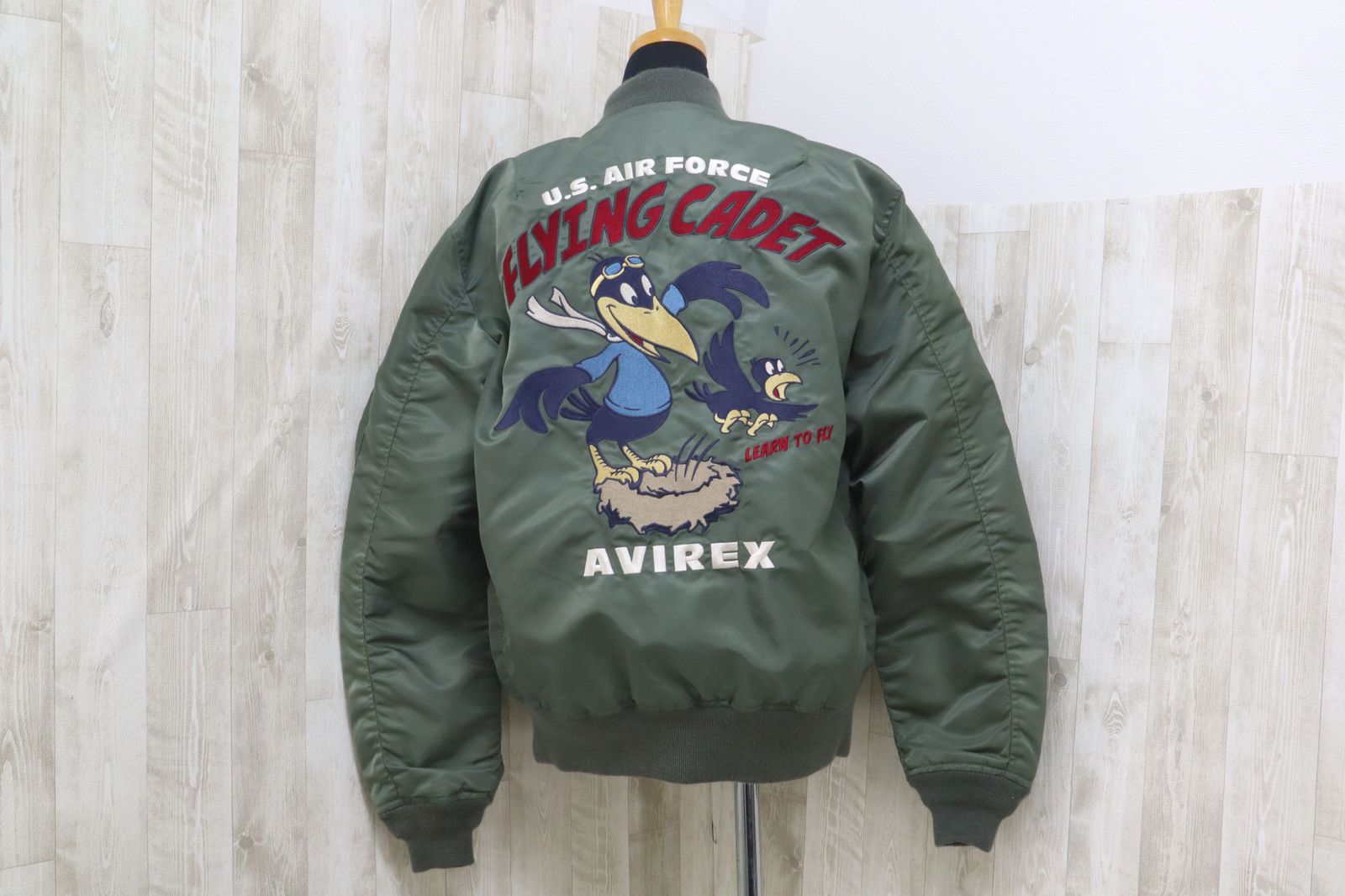 AVIREX LIGHT MA-1 FLYING CADET ライト MA-1 フライングカデット (L