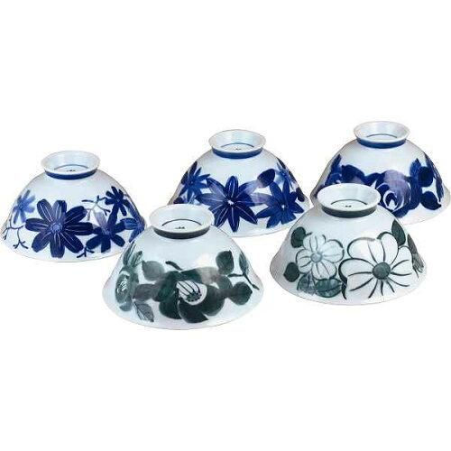 【新品・2営業日で発送】西日本陶器 花絵変り 茶漬揃 914303