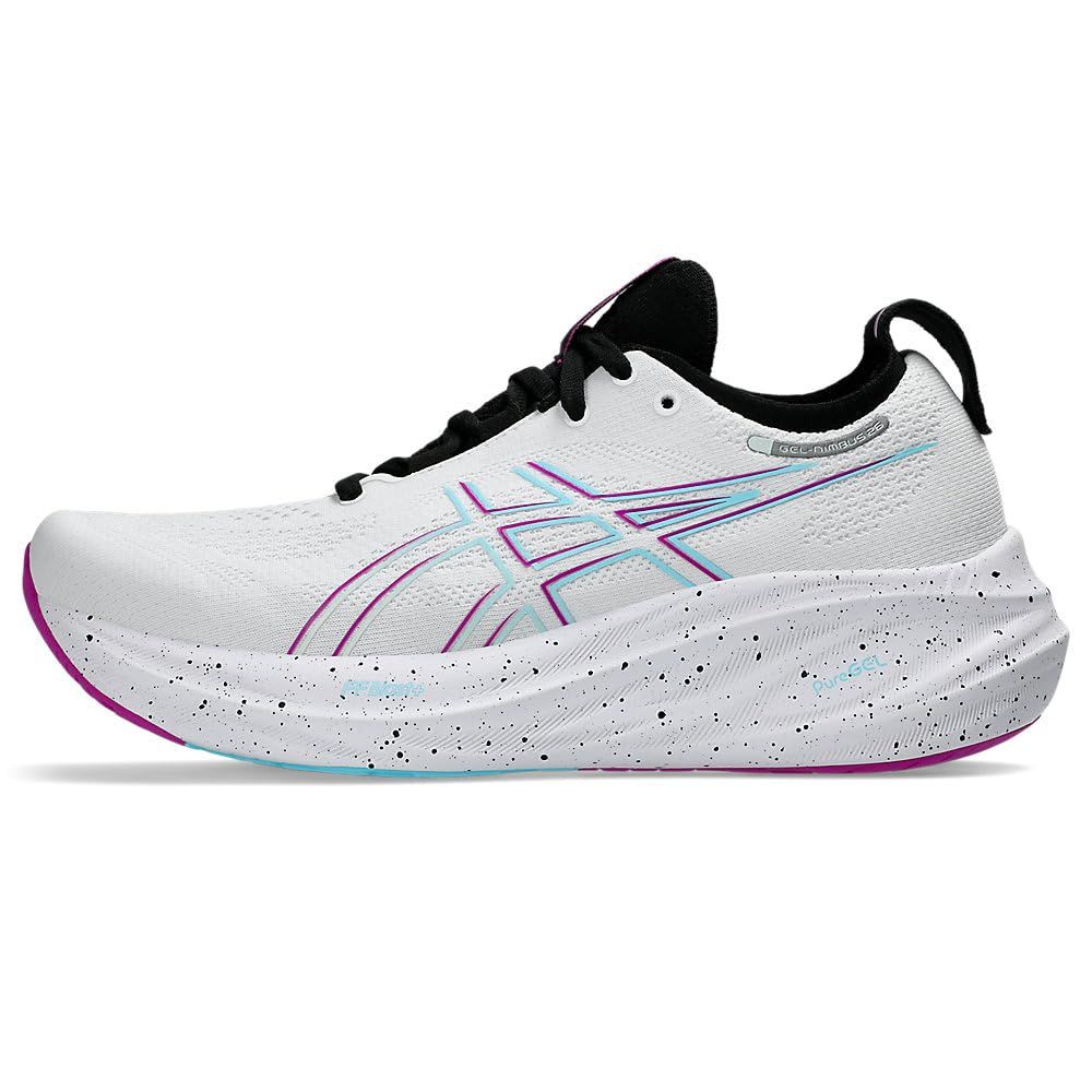 アシックス 公式ストア ランニングシューズ GEL-NIMBUS 26 レディース 24.0 E WHITE|SOOTHING SEA WHITE|SOOTHING SEA 24.0 cm E