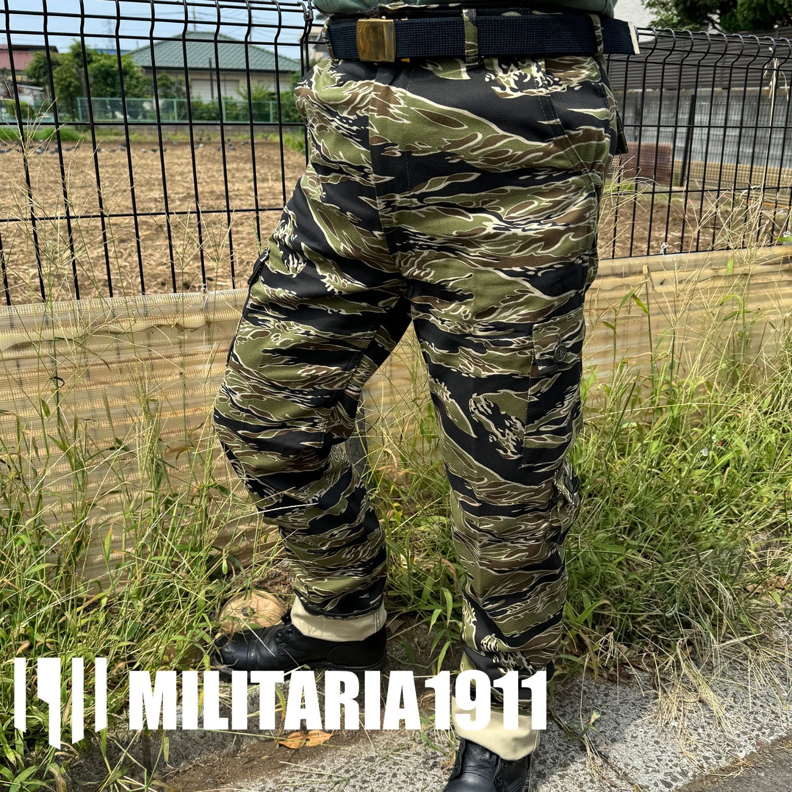 MILITARIA 1911 ゴールドタイガーストライプ USカットXL MILITARIA 1911 ゴールドタイガーストライプ USカットXL 絶版