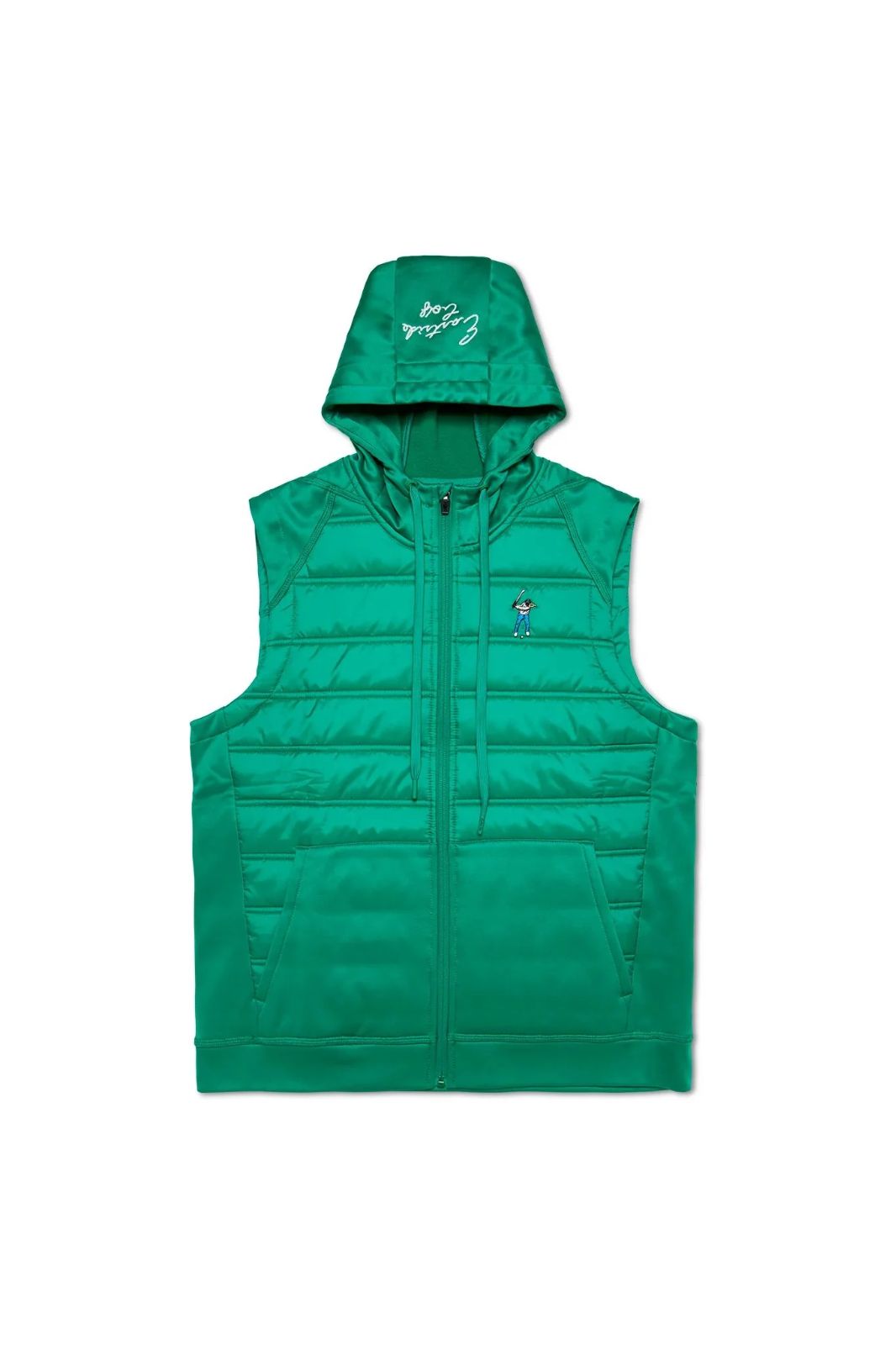 Eastside Golf Zip Hoodie Vest Golf Green イーストサイドゴルフ