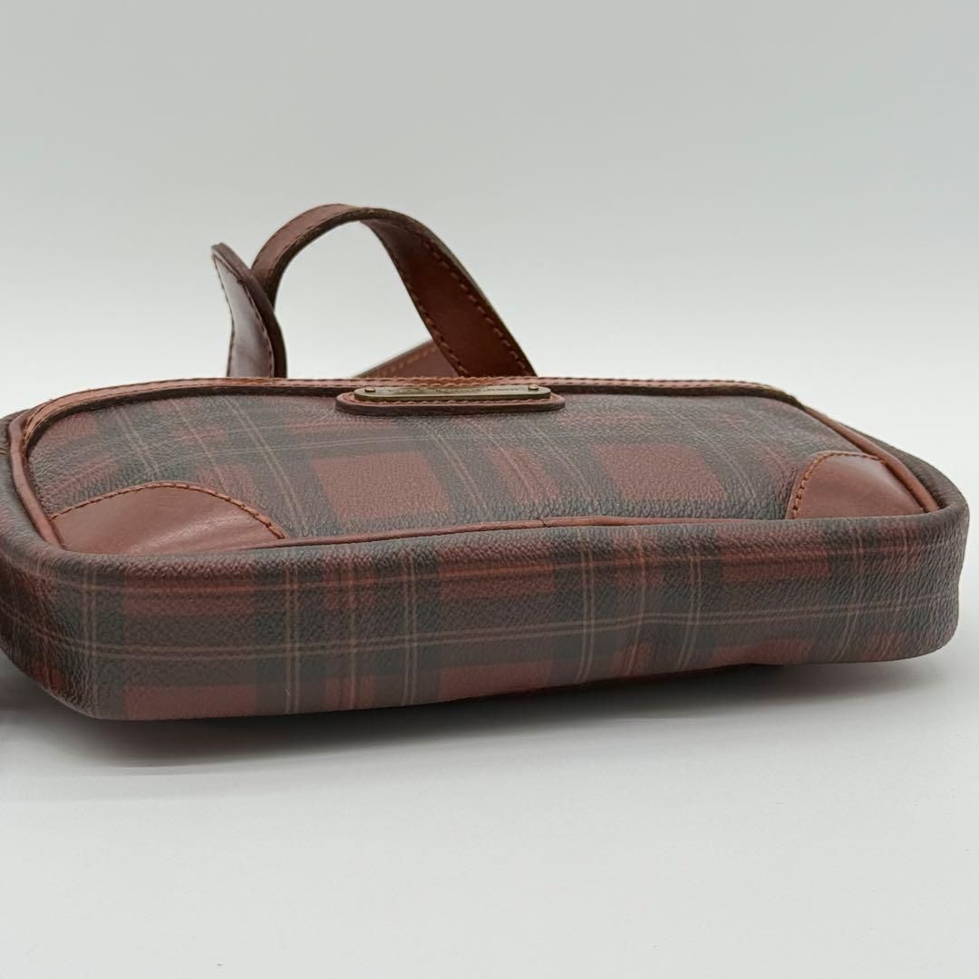 美品】RalphLauren タータンチェック ポシェット ショルダー