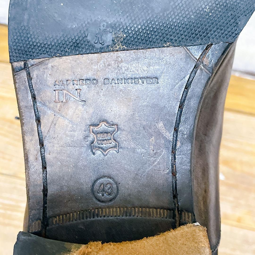  ALFREAD BANNISTER IN アルフレッドバニスター イン レースアップブーツ サイドゴア 本革 ブラウン サイドゴアブーツ ブーツ 革靴