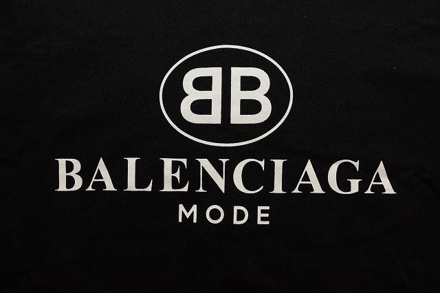 バレンシアガ BALENCIAGA 2018 BBロゴ プリント Tシャツ サイズ XS 504156 TYK23 カットソー 半袖 ホワイト ☆AA★●250725 レディース バレンシアガ BALENCIAGA 2018 BBロゴ プリント Tシャツ サイズ