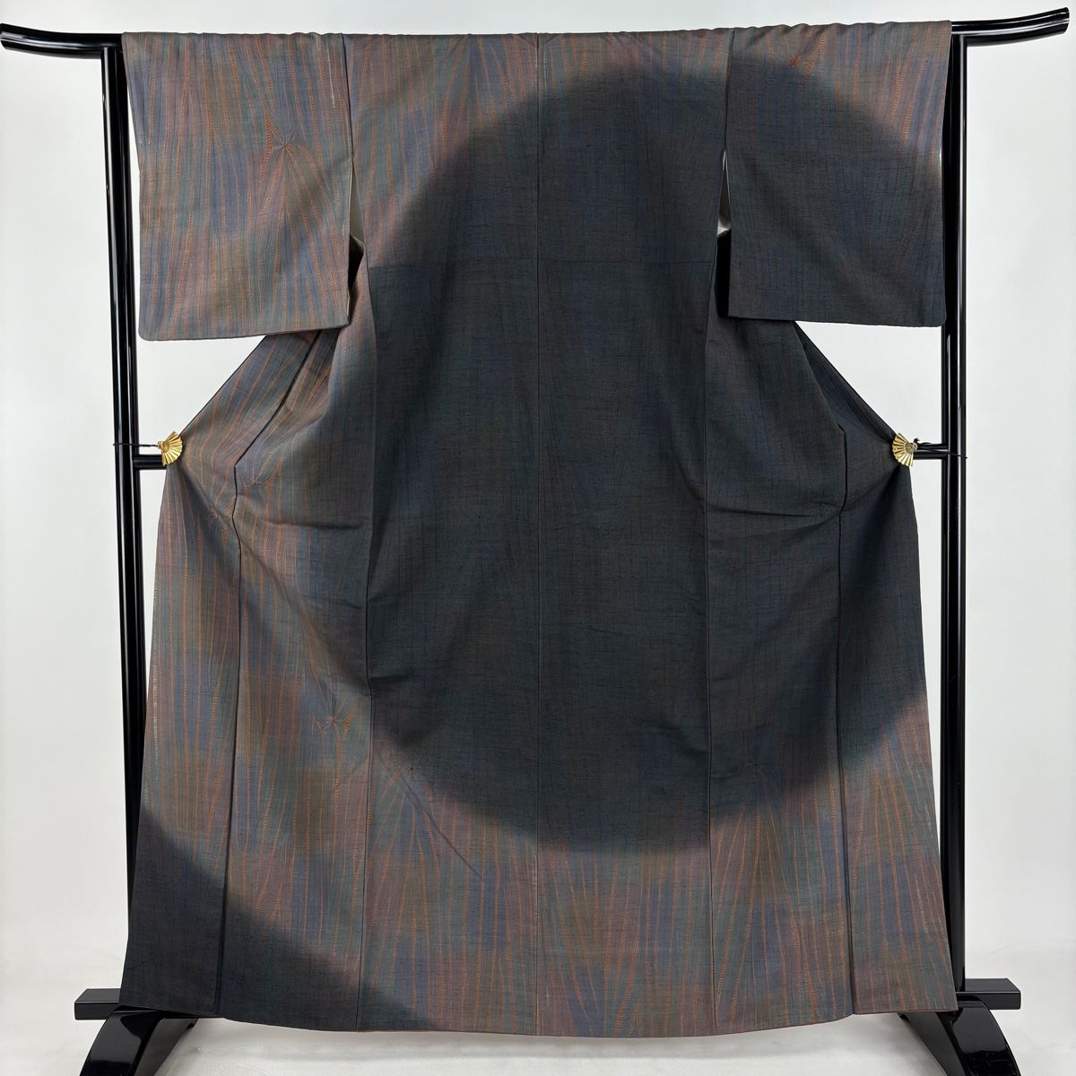 付下げ 身丈163cm 裄丈66cm M 袷 袋帯セット 紬地 葡萄 金銀彩 墨色 正絹 美品 秀品 中古 付下げ 身丈167cm 裄丈66.5cm M 袷 桜 萩 金彩 ぼかし 深緑 正絹 秀品