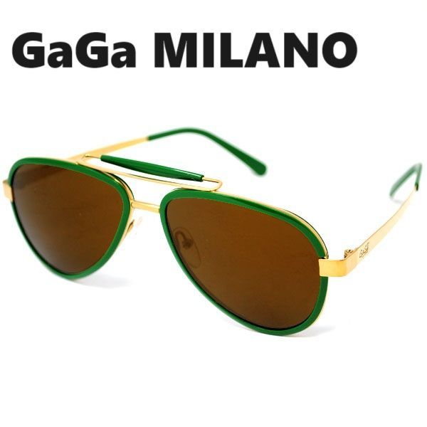 GaGa MILANO ガガミラノ LU54ACGRGO0-GREEN-FL サングラス ユニセックス