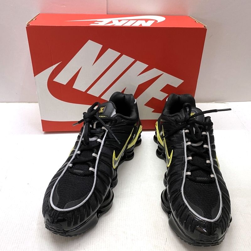 03w15342【箱付き美品】 Nike Shox TL Black/Dynamic Yellow/Metallic