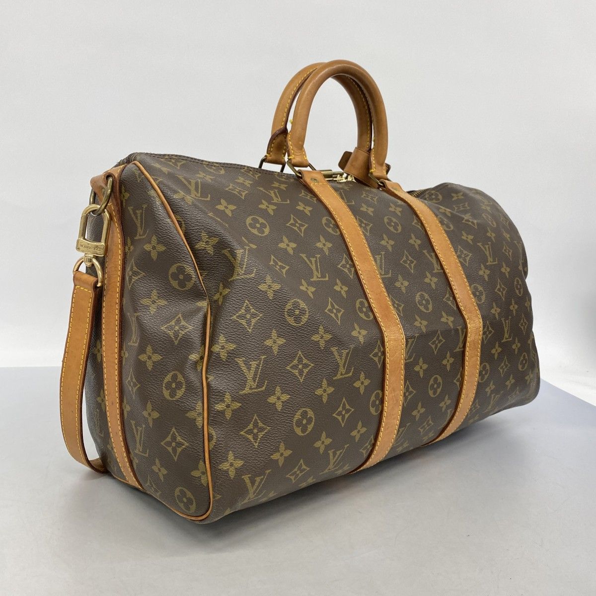 5md4141 ルイヴィトン ボストンバッグ モノグラム キーポルバンドリエール45 M41418 ブラウン メンズ レディース ユニセックス