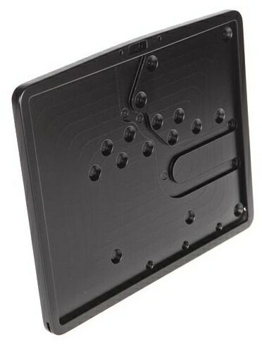 ライセンスプレートフレーム マットブラック