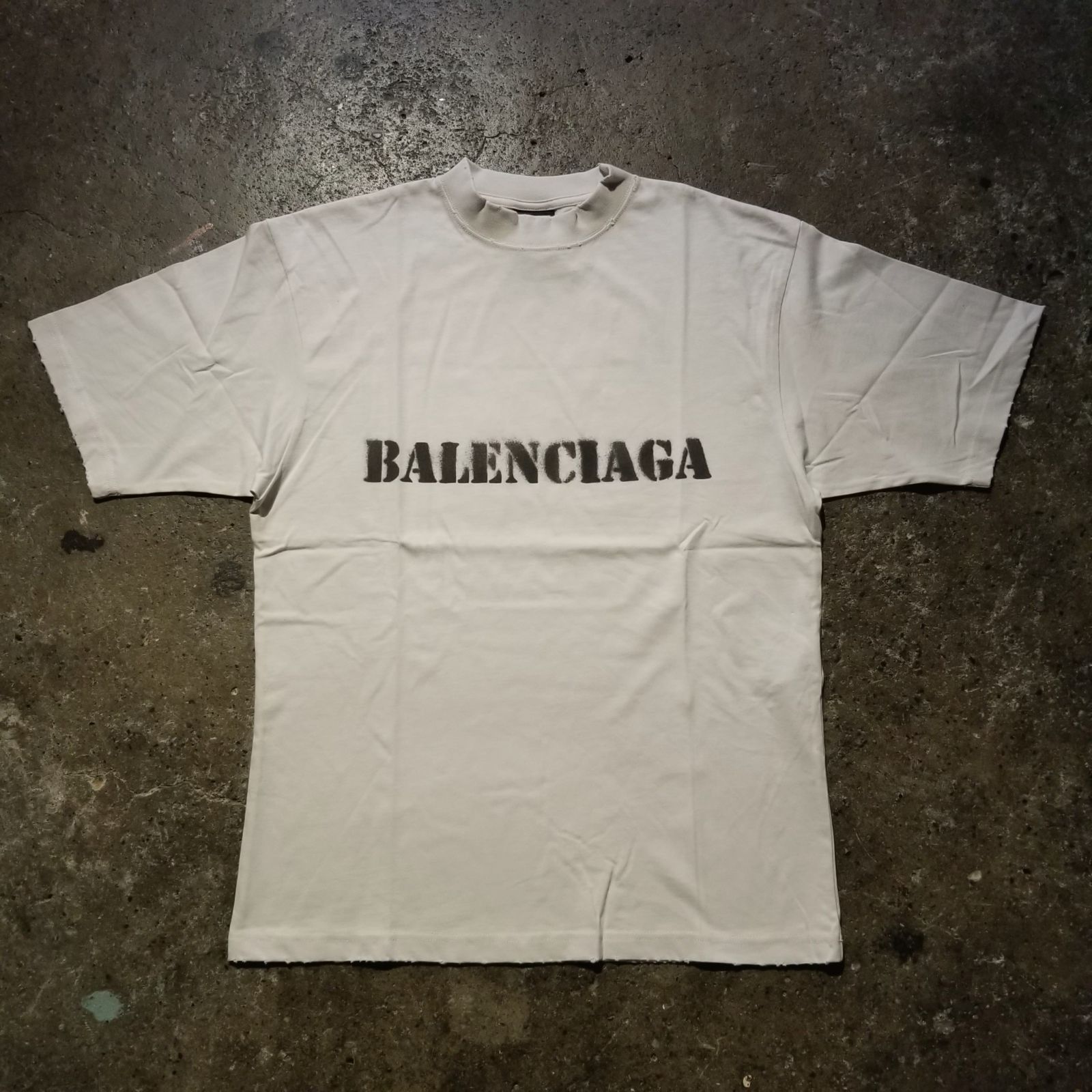 BALENCIAGA 24ss STENCIL TYPE Tシャツ XS バレンシアガ