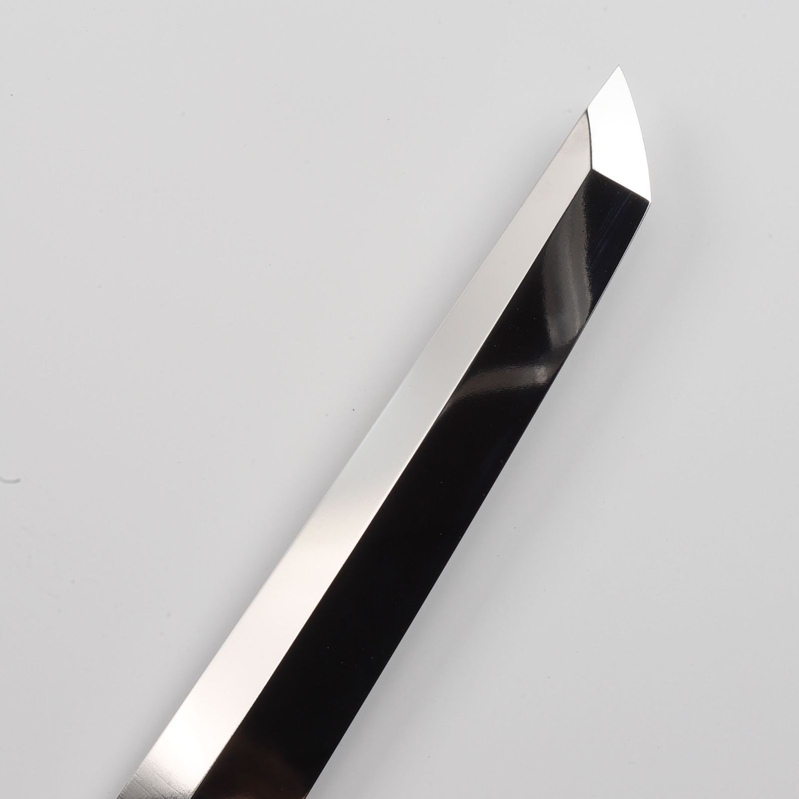 7944マグロ包丁両刃鏡面仕上げ 鞘付刃渡700mm刺身包丁スネークウッド八角柄 マグロ包丁 両刃包丁 刃渡700mm 鏡面仕上げ 本刃付け 八角柄 刺身包丁