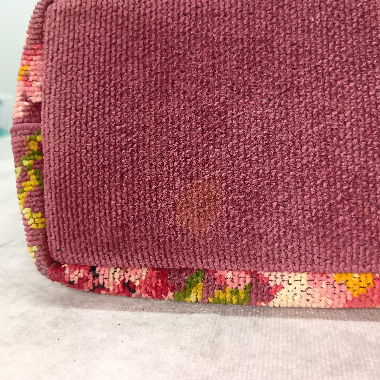 FEILER フェイラー 花柄 シュニール織 ロゴジップトップ ロゴ刺繍 