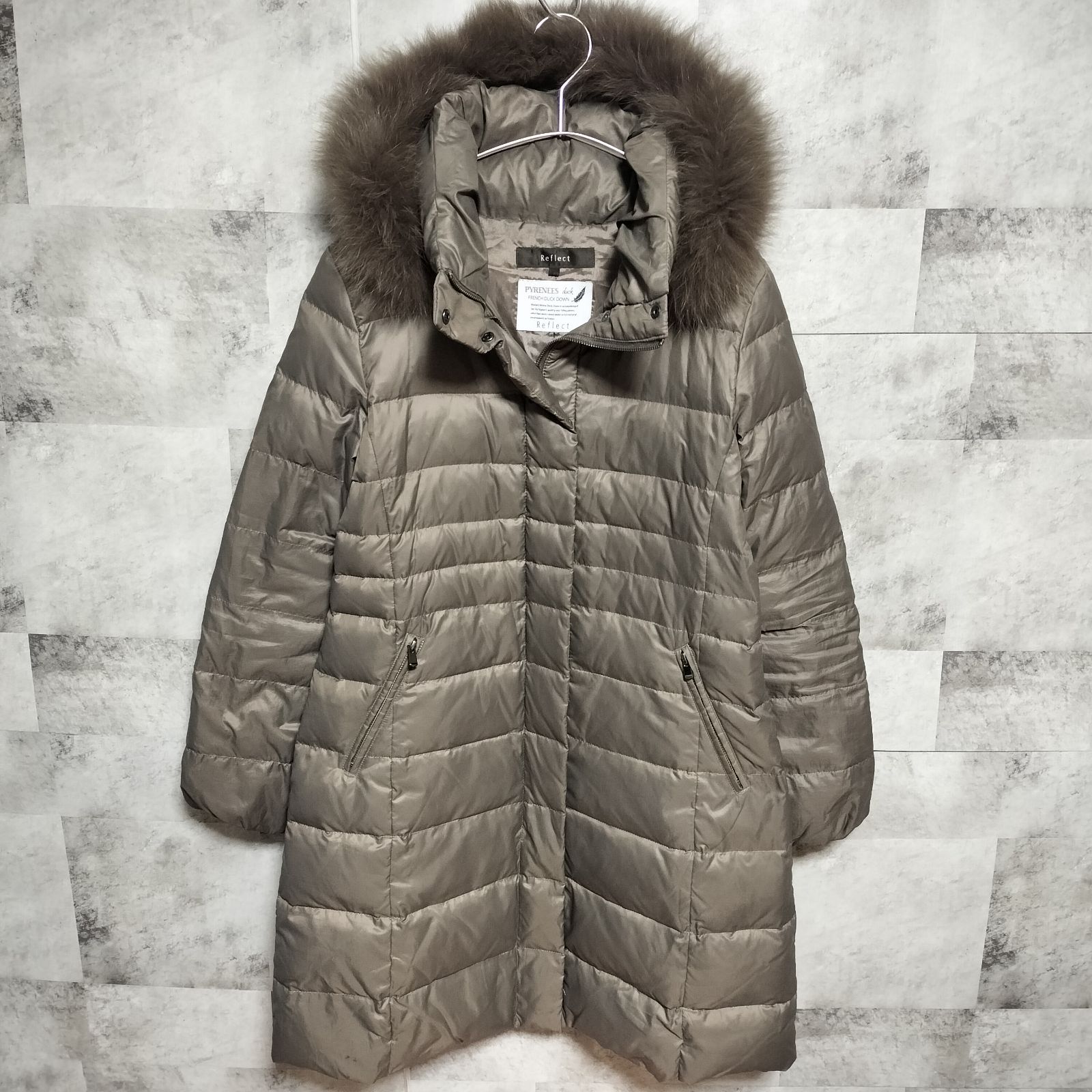 Reflect 3way フォックスファー ダウンコート ロング11号 Lサイズ相当