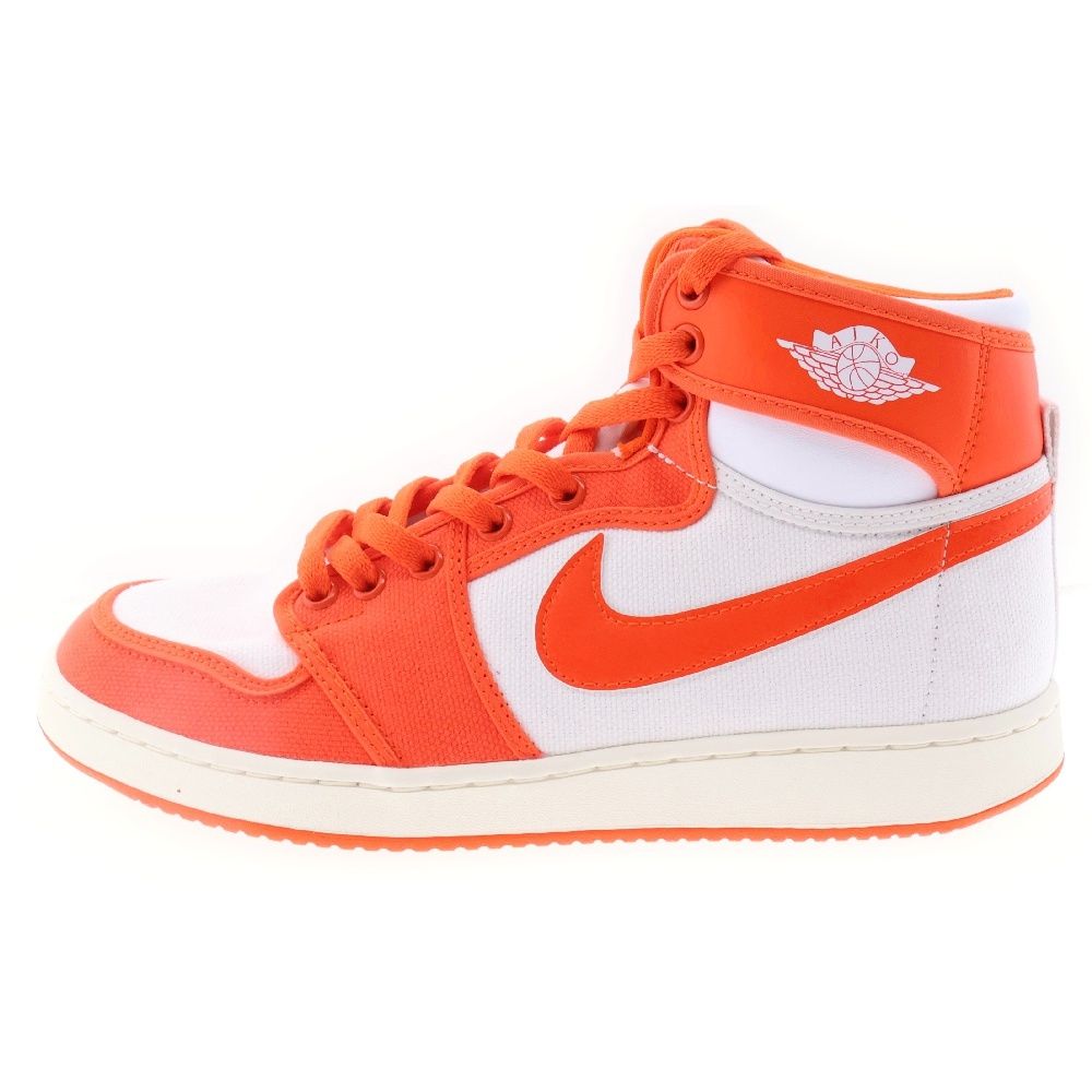 NIKE (ナイキ) AIR JORDAN1 KO Rush Orange エアジョーダン1 ノックアウトハイカットスニーカー ホワイト/オレンジ US8.5/26.5cm DO5047-801