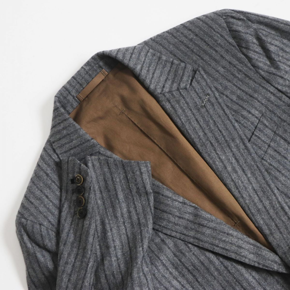 未使用品○Berluti ベルルッティ BRERA カシミヤ混 ストライプ柄 未使用品○Berluti ベルルッティ BRERA カシミヤ混 ストライプ柄