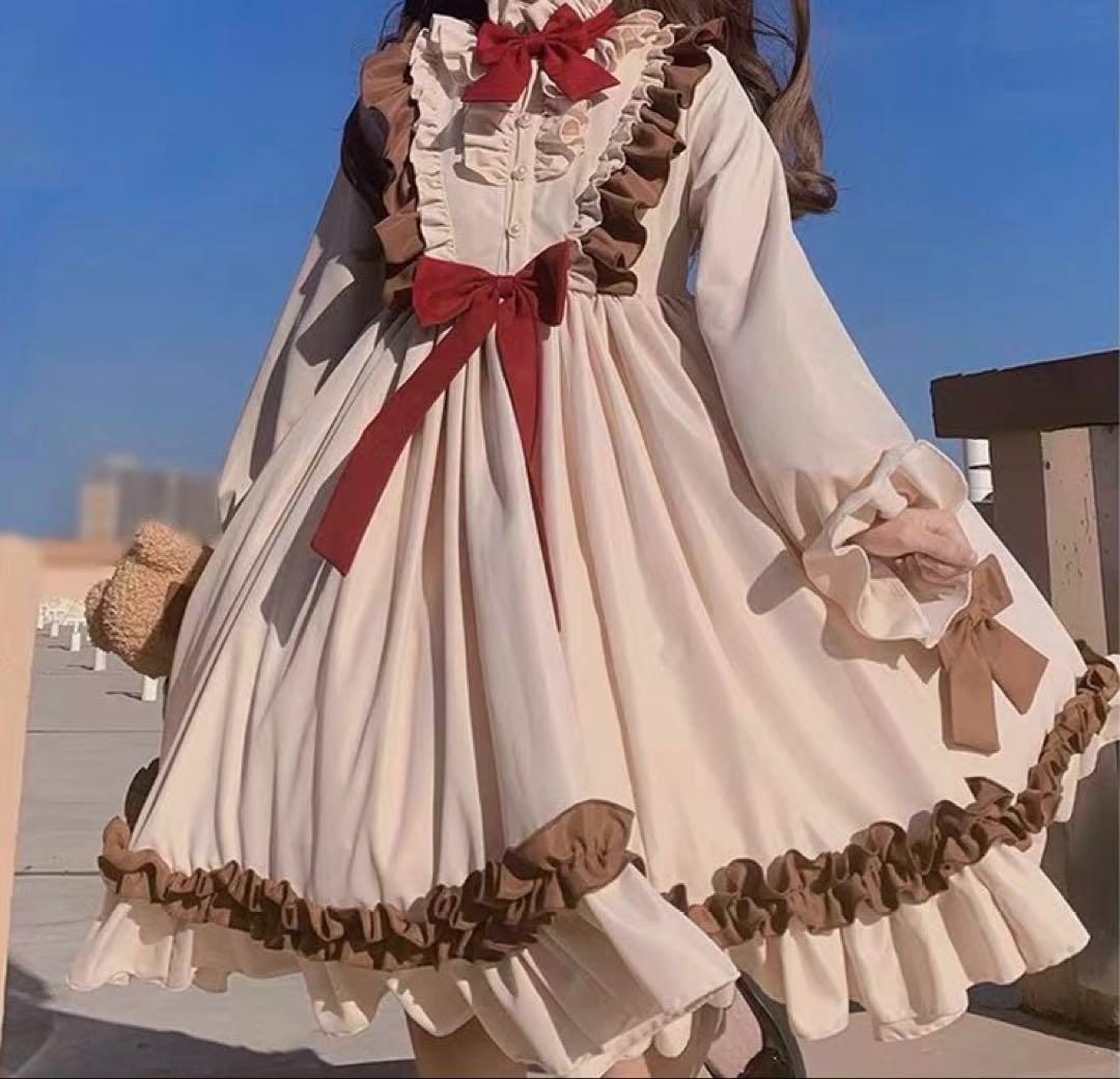 シンプルロリータワンピース