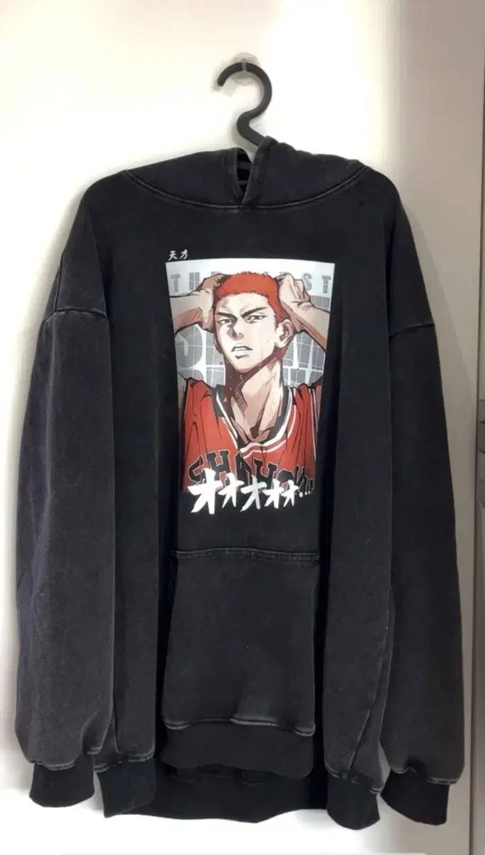 スラムダンク 桜木花道 パーカー 胸デザイン バックプリント 希少