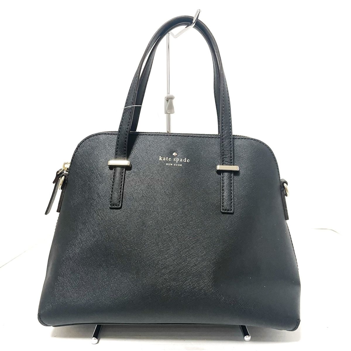 Kate spade(ケイトスペード) ハンドバッグ - RN0102760/CA57710 黒 レザー - メルカリ