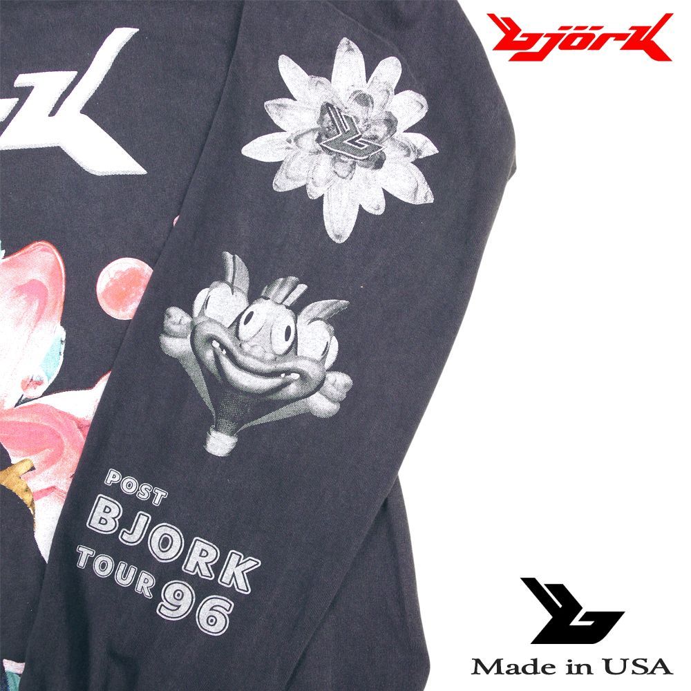 317 BJORK ビョーク ロンT bjork ビヨーク 長袖 Tシャツ 美品 USA製 
