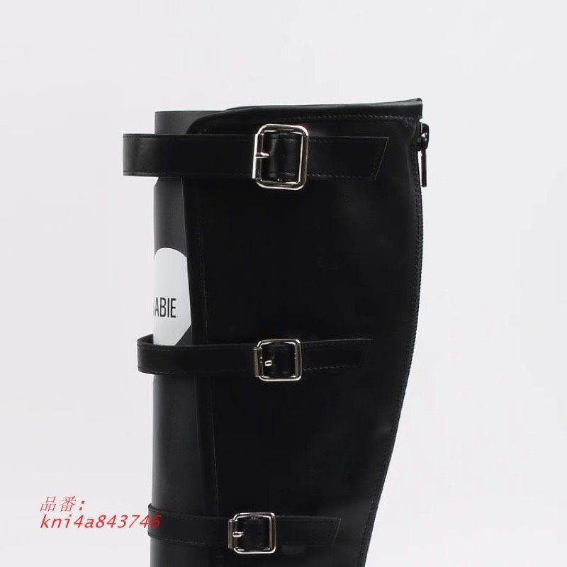 スリットロングブーツ韓国ファッションレディース7SHO-49