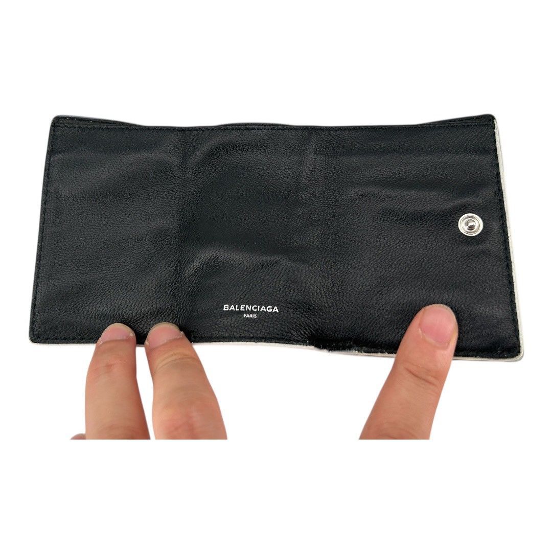 BALENCIAGA 三つ折り財布 エブリデイ ホワイト コンパクトウォレット