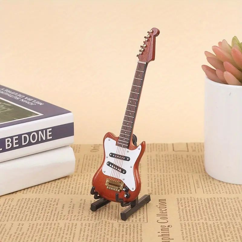ミニチュア 楽器 ギター フィギュア ドール アクセサリー World Music Gear Miniature Guitars 楽器の家の装飾 ミニチュアギターモデルミニ楽器レプリカ装飾装飾品ディスプレイ 家庭用楽器の装飾品