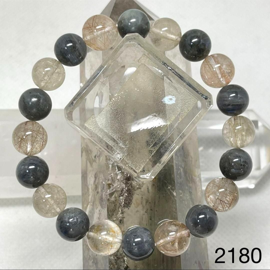 ルチルクオーツ パワーストーンブレスレット 内径約15cm