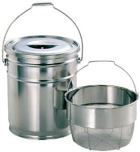 3営業日で発送 ミネックスメタル １８－８バケットⅡ洗いカゴタイプ１５Ｌ 中目 JBK02152