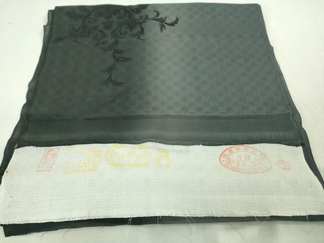 平和屋着物□極上 道中着 スリーシーズン 春夏秋 塵除け ロング丈 紋紗  