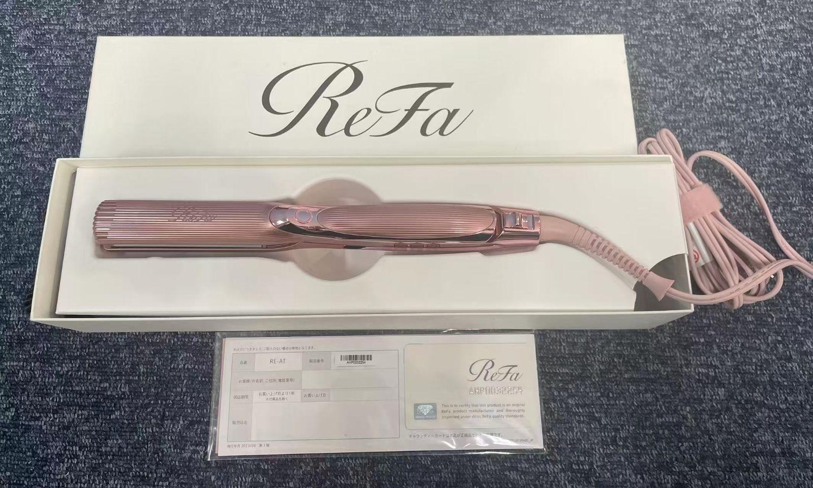 MTG ReFa リファ STRAIGHT IRON PRO ストレートアイロン プロ RE-AT-05A ピンク