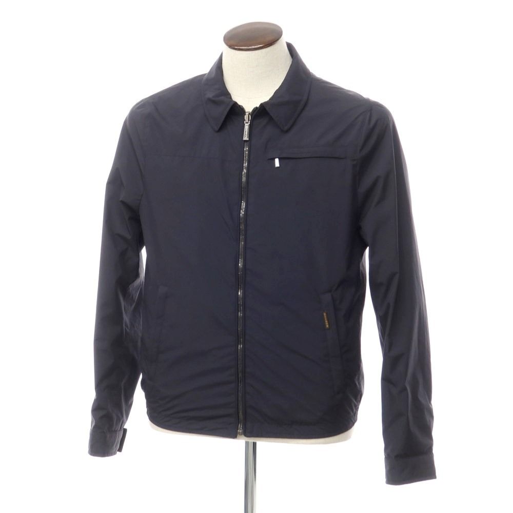 【中古】ムーレー MOORER SONCINO-REV リバーシブル ポリエステル シェルジャケット ネイビーxダークオリーブ【サイズ50】【メンズ】