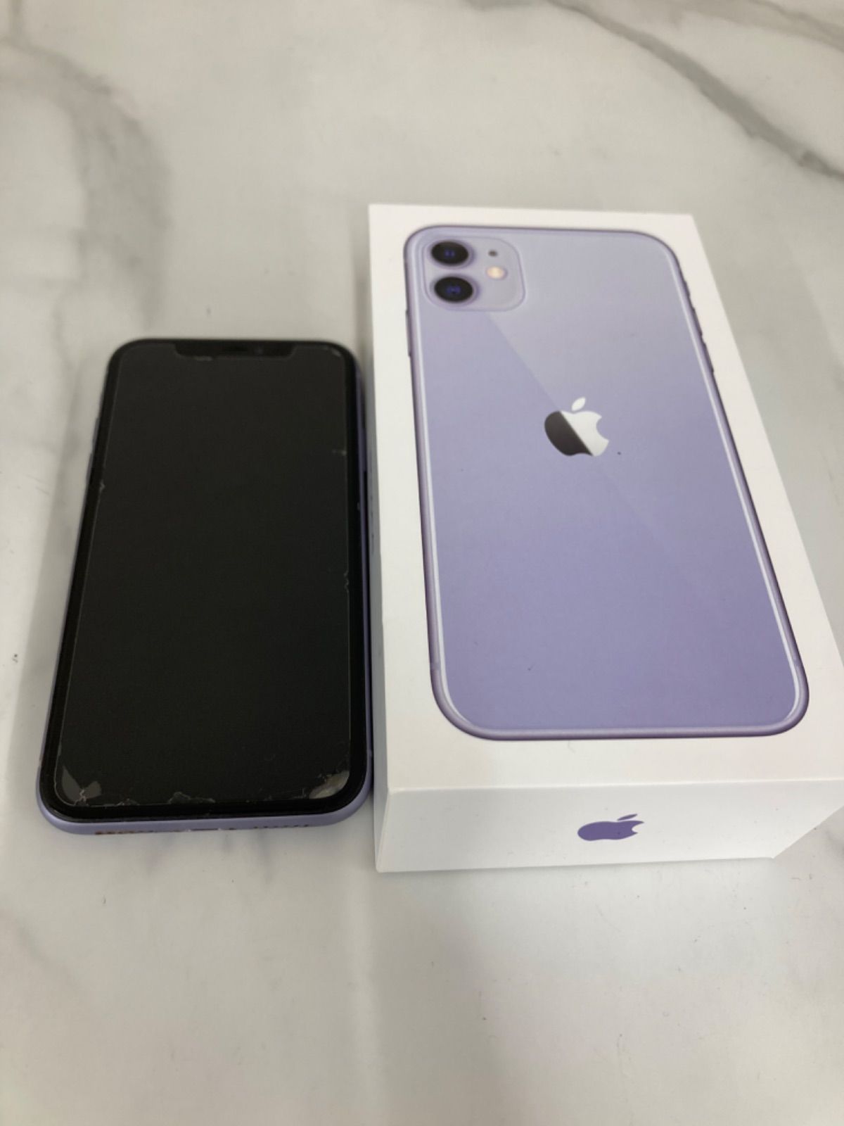 【動作確認済み】【初期化済み】iPhone11 パープル本体 128GB【スマホ】