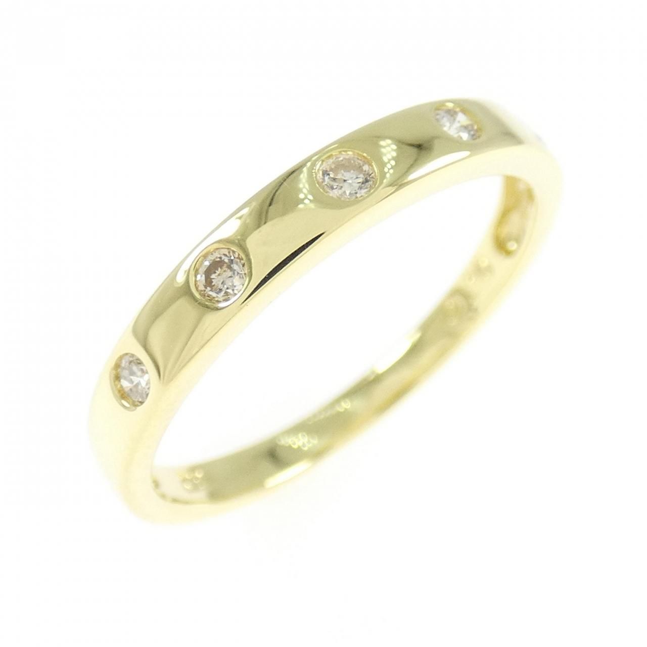 じゅん！K18 ダイヤリング K18YG ダイヤモンド リング 0.10CT（K18YG ダイヤモンド リング