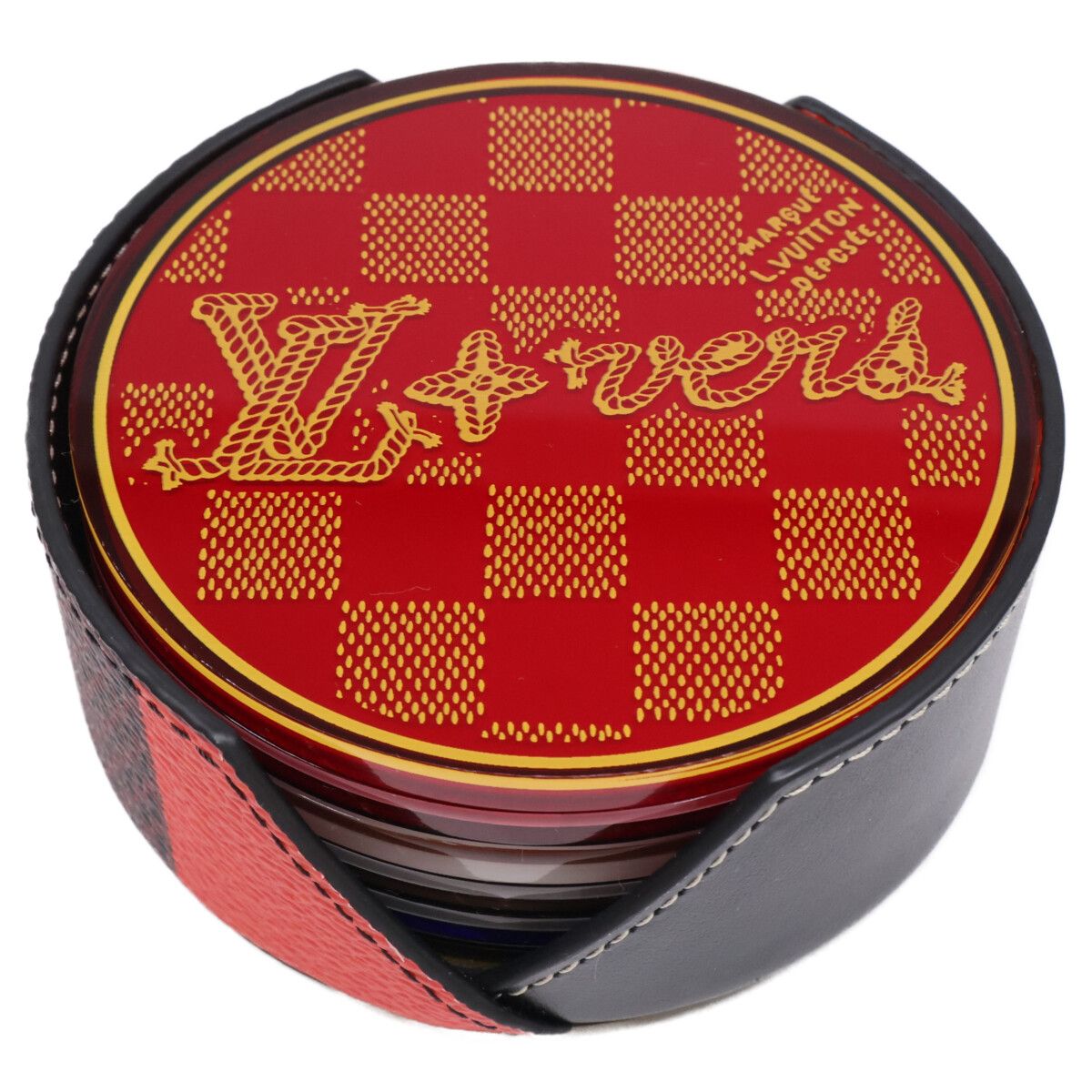 LOUIS VUITTON ルイヴィトン GI1118 ダミエ バッファロー コースターセット
