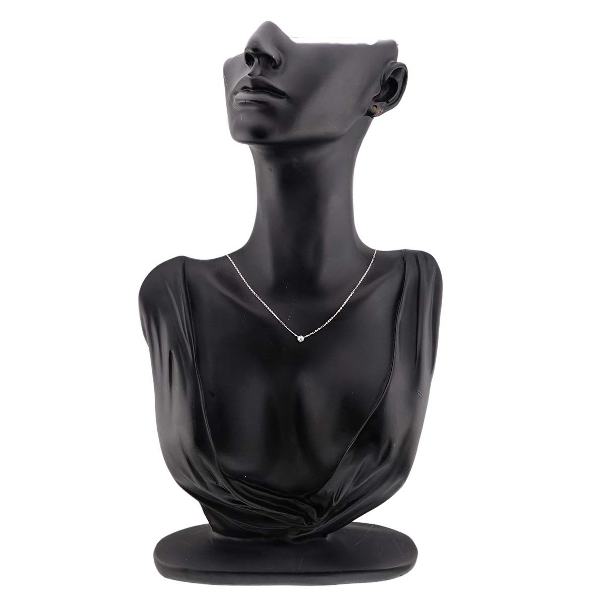 カルティエ Cartier ダムール ダイヤ ネックレス 41cm XS K18 WG