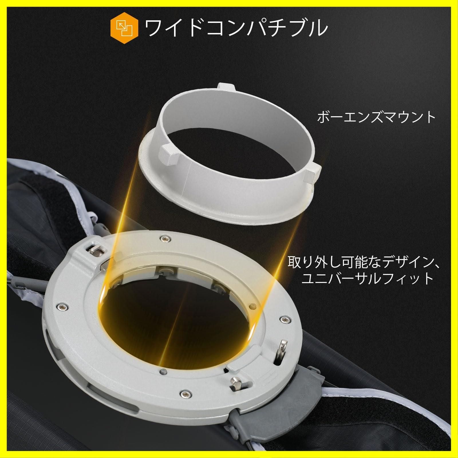 ボーエンズマウント ソフトボックス照明