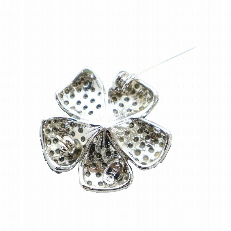 フォクシー FOXEY ピンブローチ アクセサリー ラインストーン 花