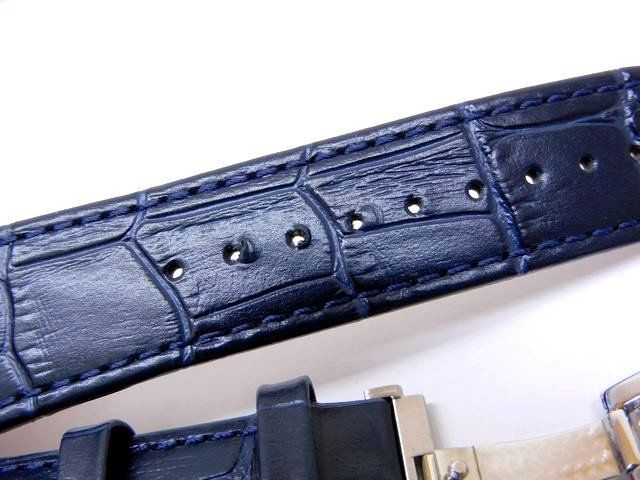 モーリスラクロア アイコン 39mm用レ ザーベルト Dバックル付き モーリスラクロア アイコン 39mm用 純正レザーベルト