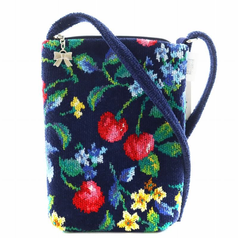 フェイラー FEILER 25SS スウィングチェリー ショルダーバッグ 紺  