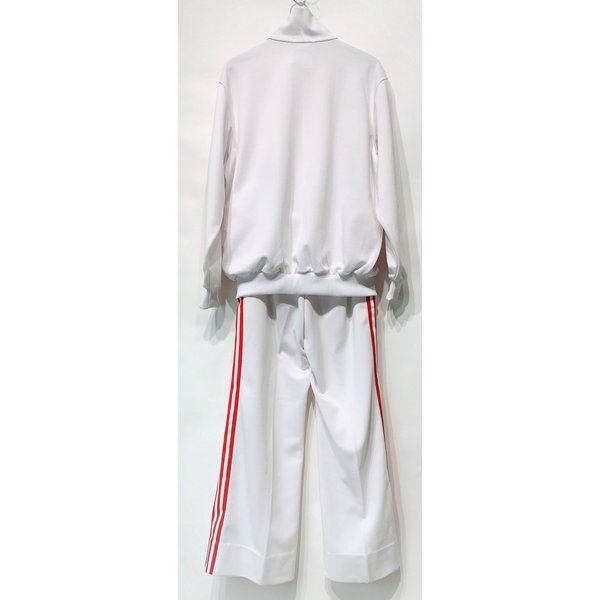 adidas ジャージ セットアップ トラック プリント 袖サイドライン トレフォイルロゴ ブランドロゴ ADA-06F デサント社 80s 80年代 スポーツ 古着