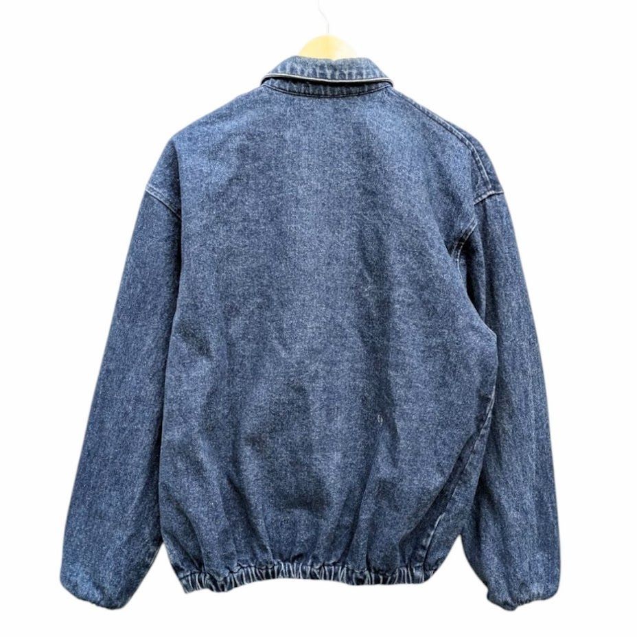 ポロラルフローレン　デニムドリズラージャケット（古着） 90s Polo Ralph Lauren Black Denim Drizzler Jacket 黒 L ポロ