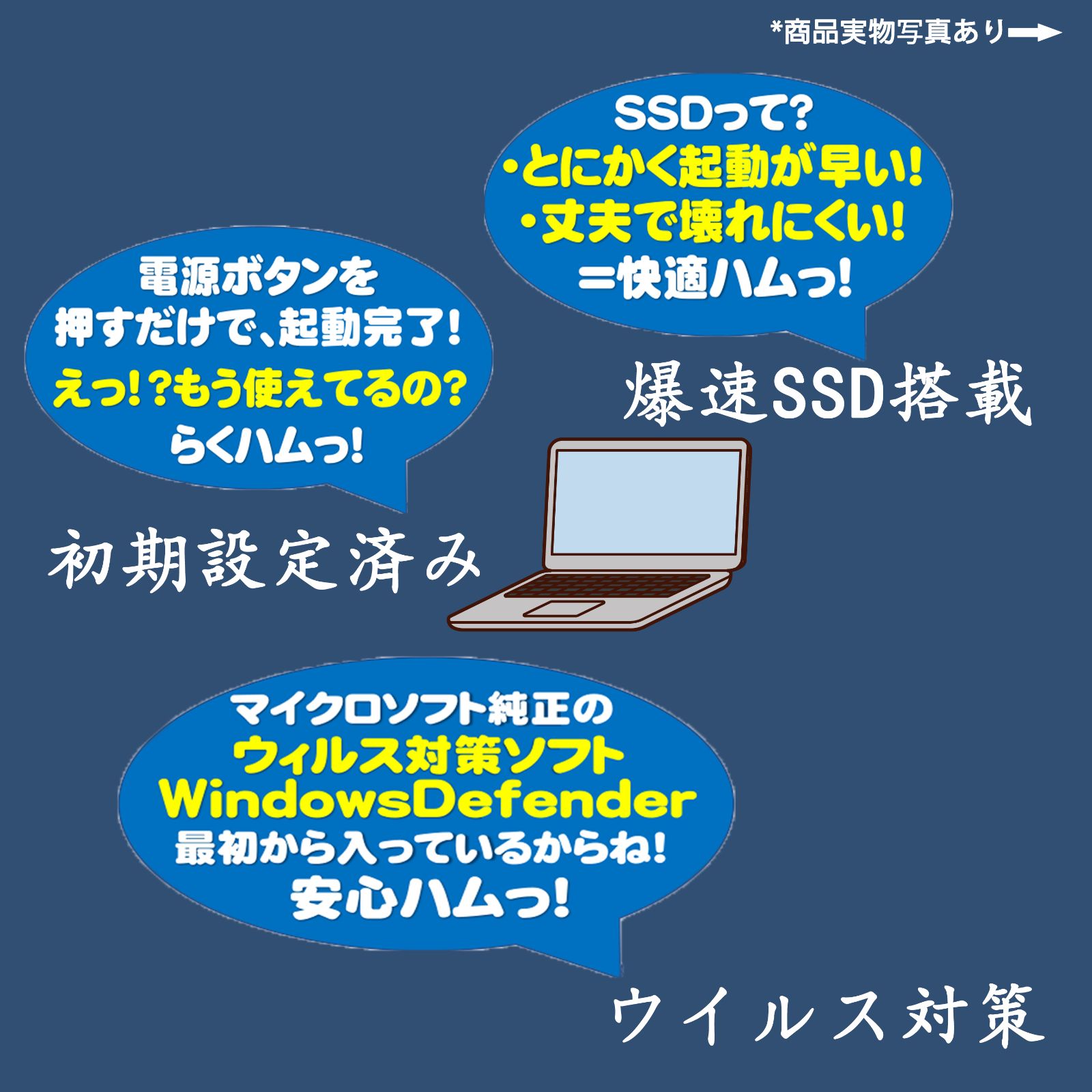 高性能・安心保証】HP 250 G7 Core i3 第7世代 / 16GB / SSD512GB
