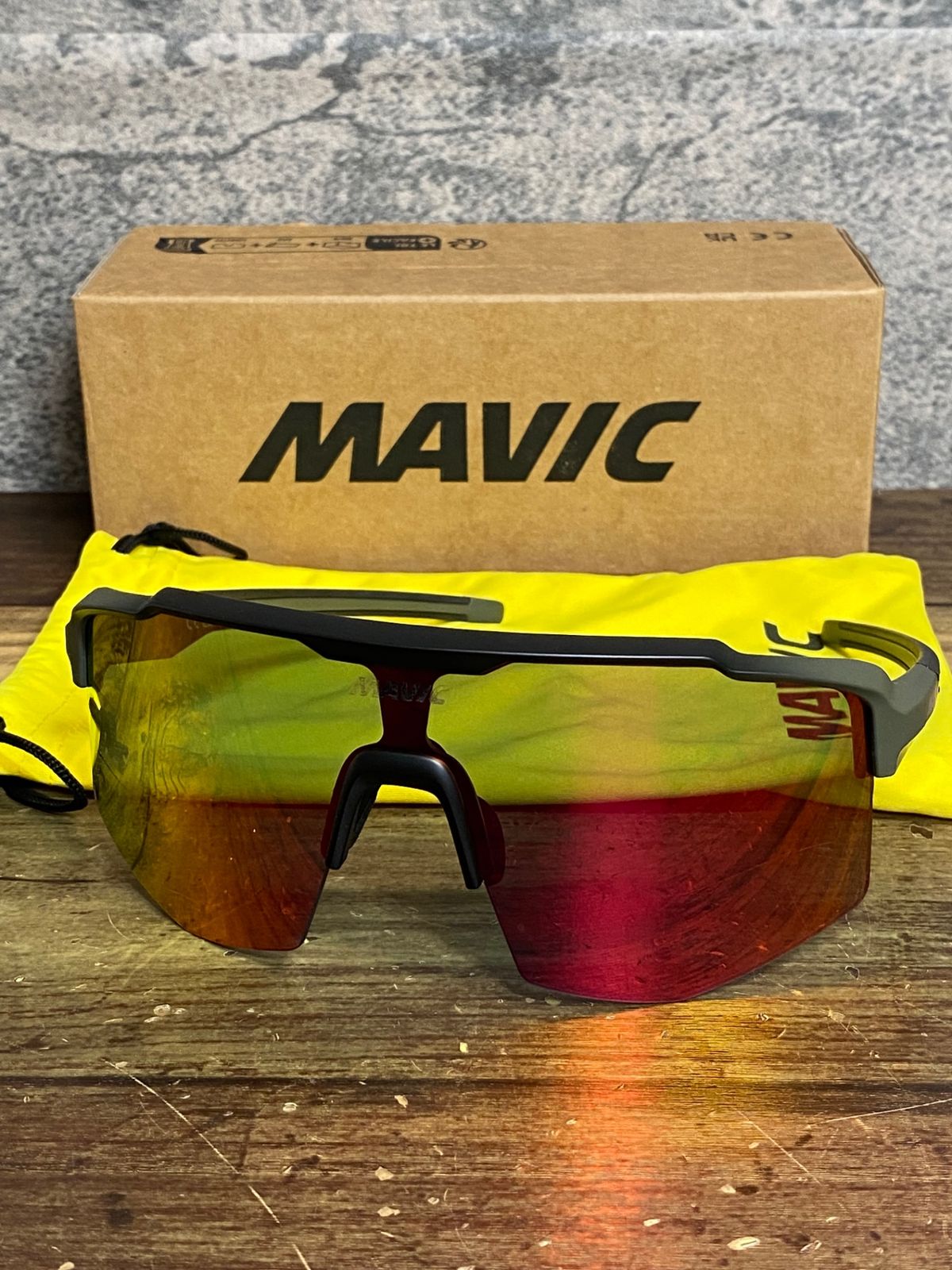 JK171 マヴィック MAVIC MVS SHIELD サングラス アイウェア グレー